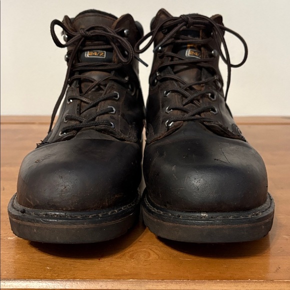Timberland PRO Men\'s Dark Brown Leather Boots Size 14.5 main image 12